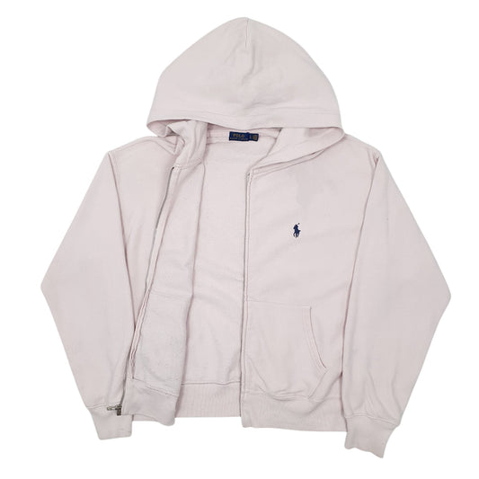 Womens Pink Polo Ralph Lauren Hoodie Full Zip Jumper