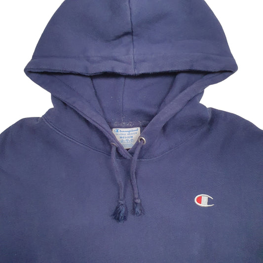 Womens Blue Champion Reverse Weave Hoodie Jumper