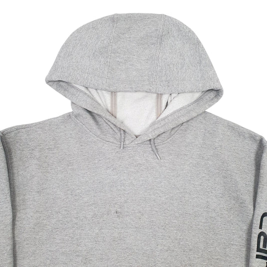 Mens Grey Carhartt Loose Fit Hoodie Jumper