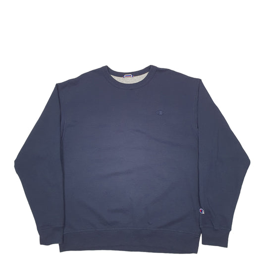 Mens Navy Champion Crewneck Jumper
