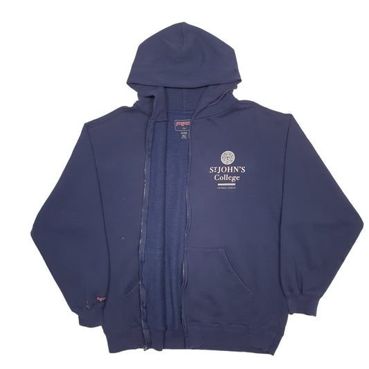 Womens Navy Jansport Full Zip Jumper