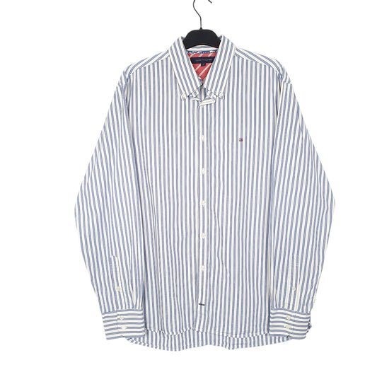 Mens White Tommy Hilfiger Long Sleeve Shirt