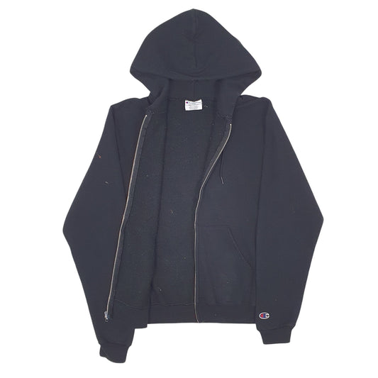 Womens Black Champion Full Zip Jumper