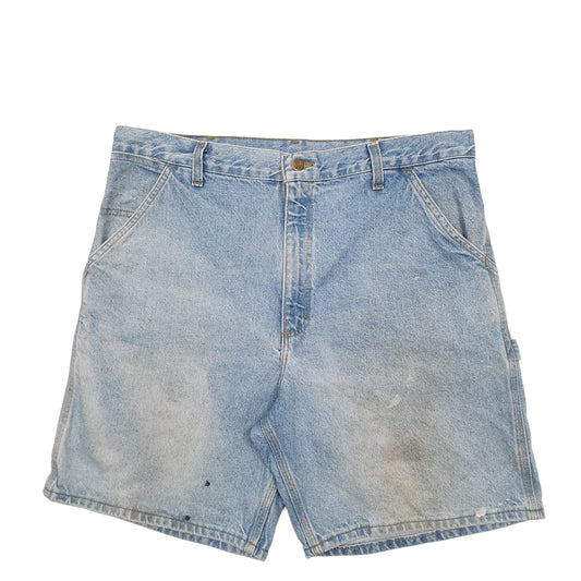 Mens Blue Carhartt Workwear Carpenter Shorts