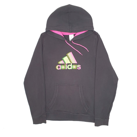 Womens Black Adidas Hoodie Jumper