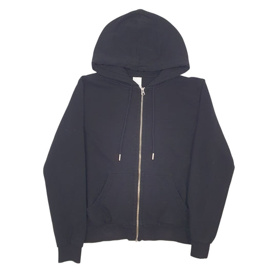 Womens Black H&M Full Zip Jumper