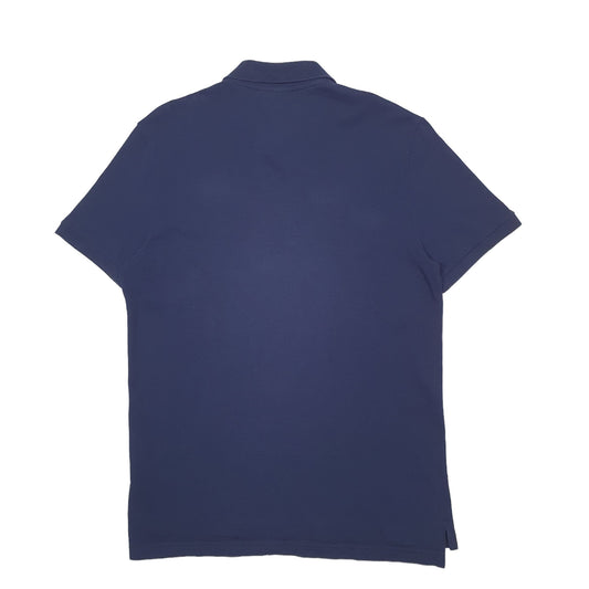 Mens Navy Lacoste Short Sleeve Polo Shirt