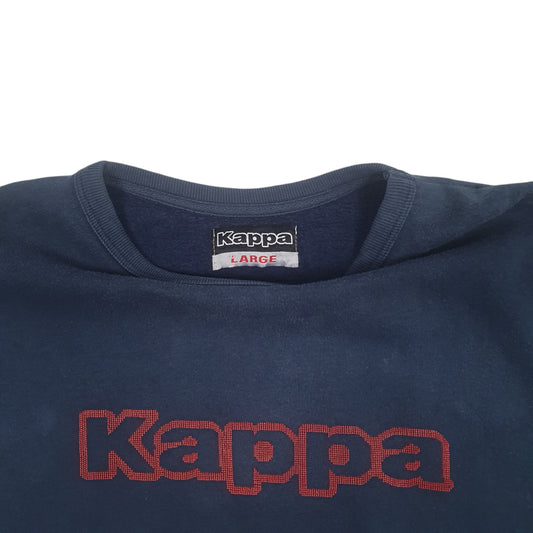 Mens Navy Kappa Crewneck Jumper