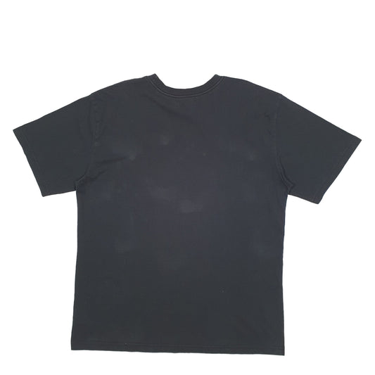 Mens Black Adidas Spellout Short Sleeve T Shirt