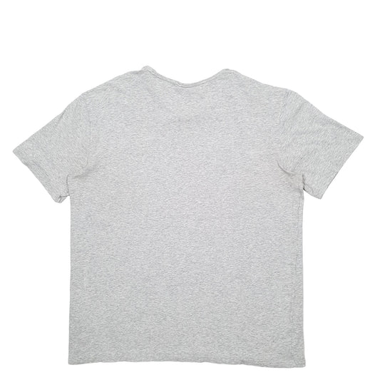 Mens Grey Lacoste Short Sleeve T Shirt