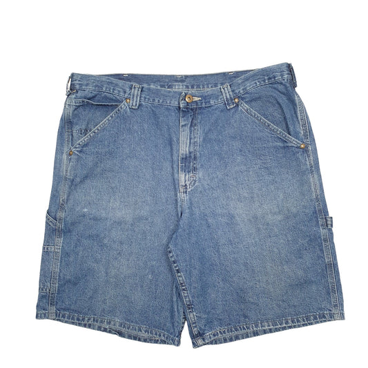 Mens Blue Lee Dungarees Carpenter Shorts