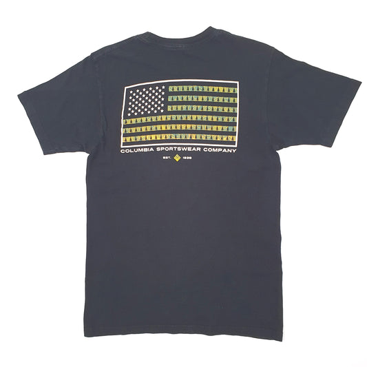 Mens Black Columbia Sportswear Short Sleeve T Shirt