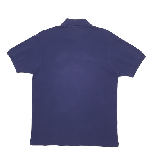 Mens Navy Lacoste Short Sleeve Polo Shirt
