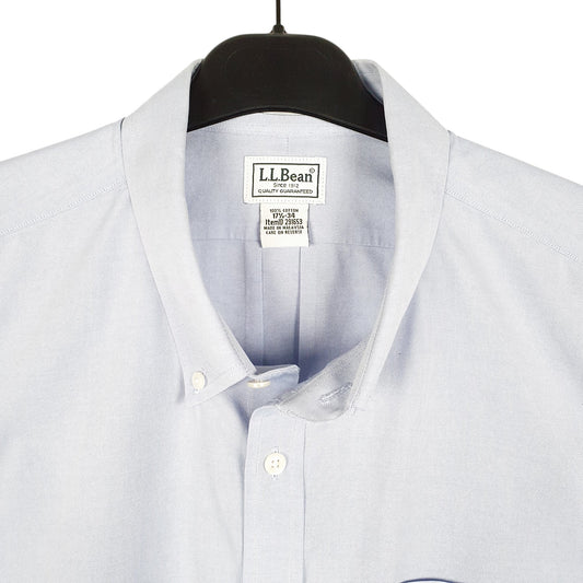Mens Blue L.L.Bean Long Sleeve Shirt