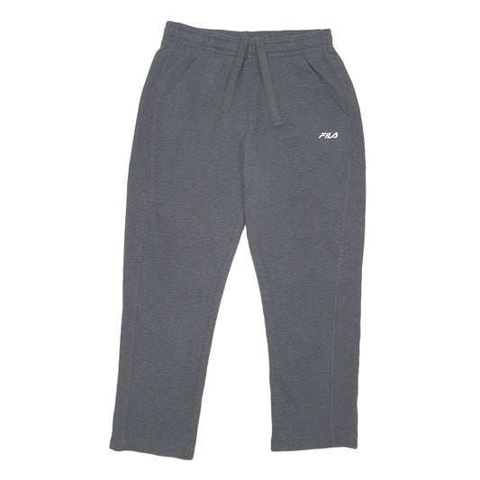 Mens Grey Fila Jogger Trousers