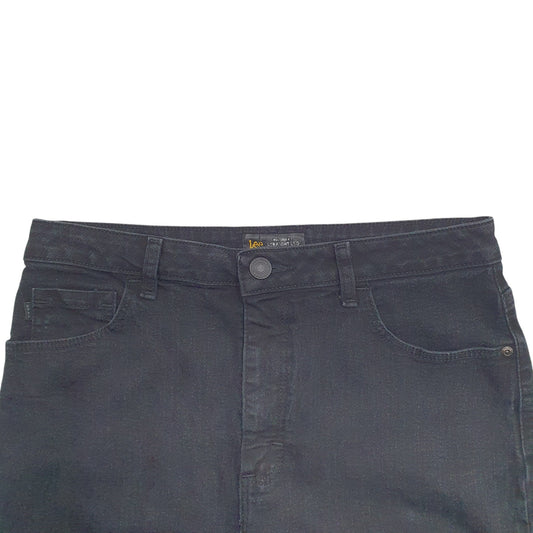 Womens Black Lee High Rise JeansW30 L34