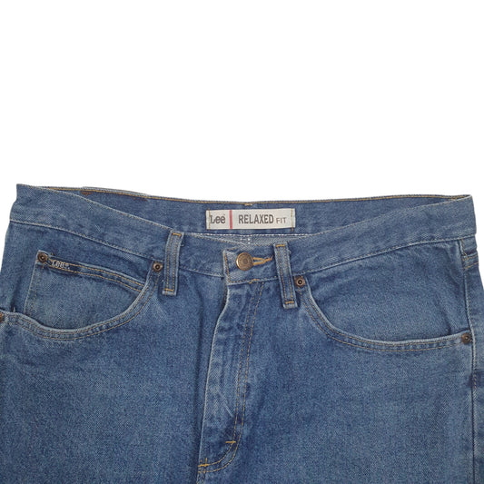 Mens Blue Lee Relaxed Casual JeansW33 L32