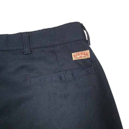 Mens Navy Red Kap Workwear USA Chino Shorts