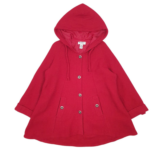 Womens Red North Style Coat
