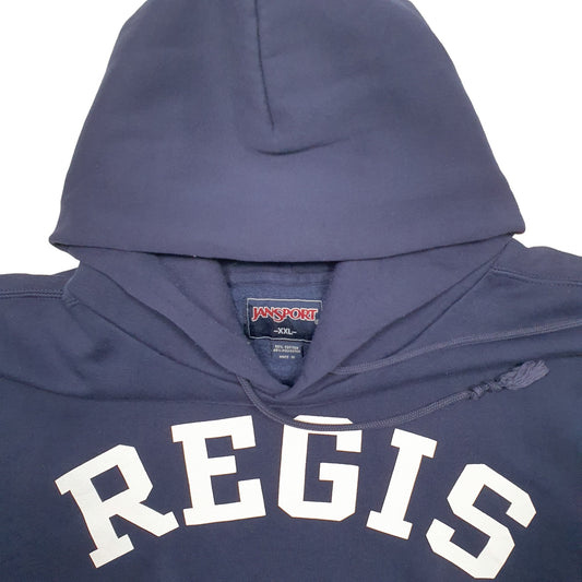 Mens Navy Jansport USA College Hoodie Jumper