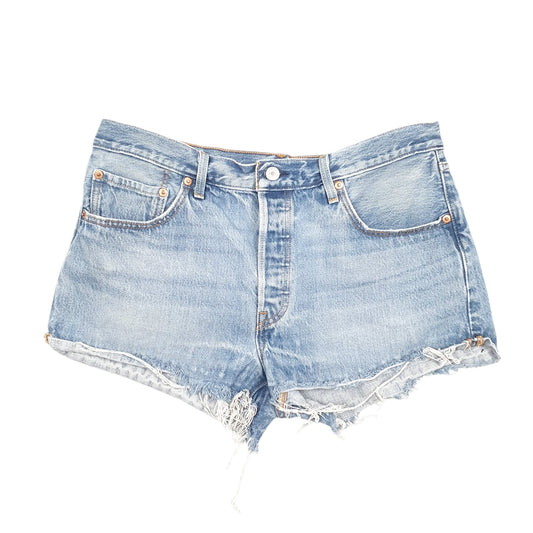Womens Blue Levis 501 Denim Jorts Hot Pants Denim Shorts
