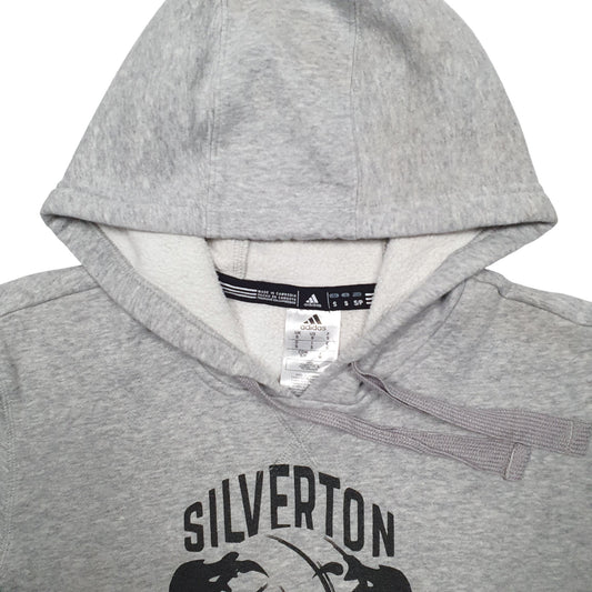 Mens Grey Adidas Silverton Bearcats USA College Hoodie Jumper
