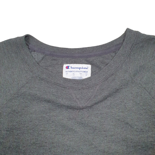 Mens Grey Champion Crewneck Jumper