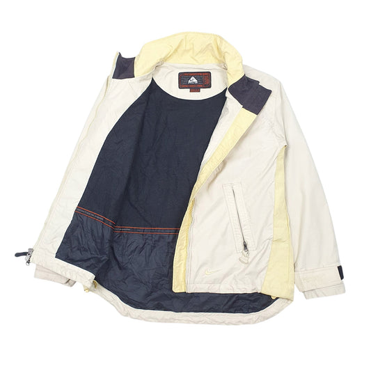 Womens Beige Nike ACG Hoodie Coat