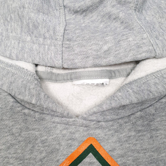 Womens Grey Adidas Barnstormers USA Baseball Hoodie Jumper