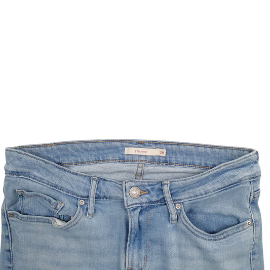 Womens Blue Levis 711 JeansW28 L29