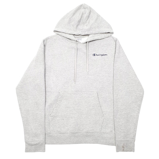 Mens Grey Champion Hoodie Jumper