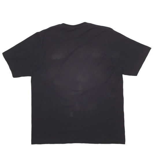 Mens Black Adidas Spellout Short Sleeve T Shirt