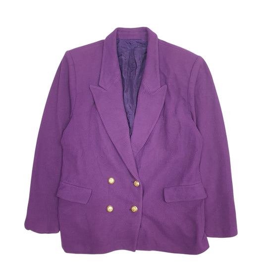 Womens Purple Burberry Coat