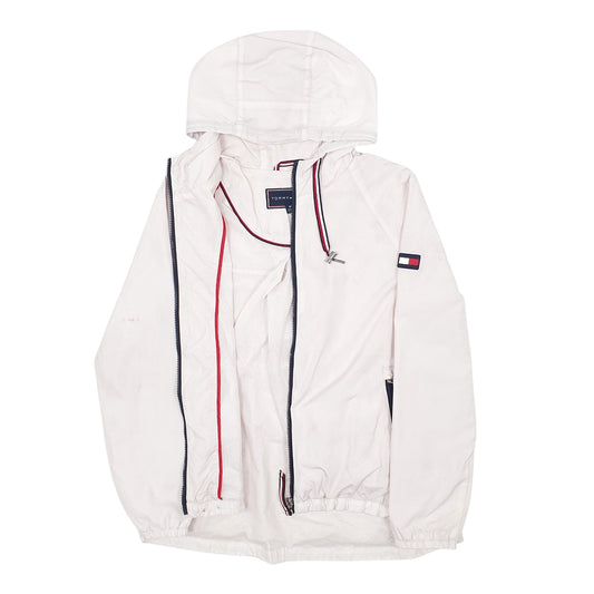 Womens Pink Tommy Hilfiger Full Zip Coat