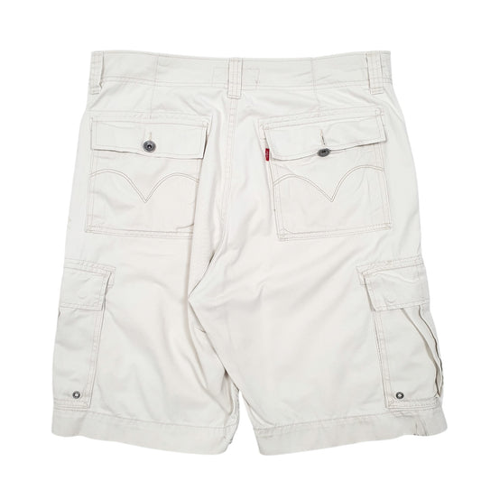 Mens Beige Levis Cargo Shorts