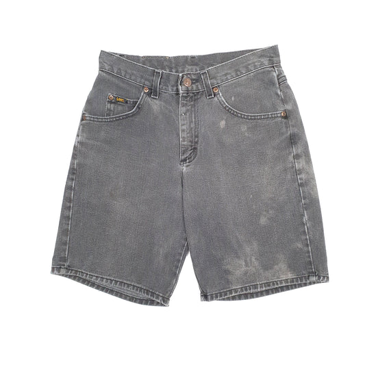 Mens Grey Lee Denim Shorts
