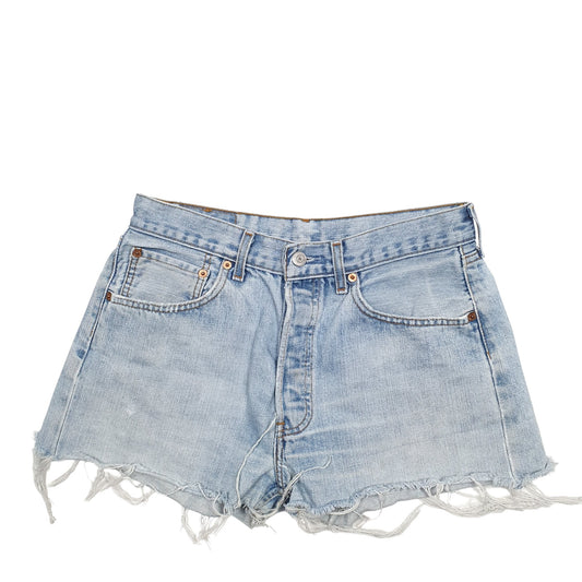Womens Blue Levis 501 Denim Jorts Denim Shorts