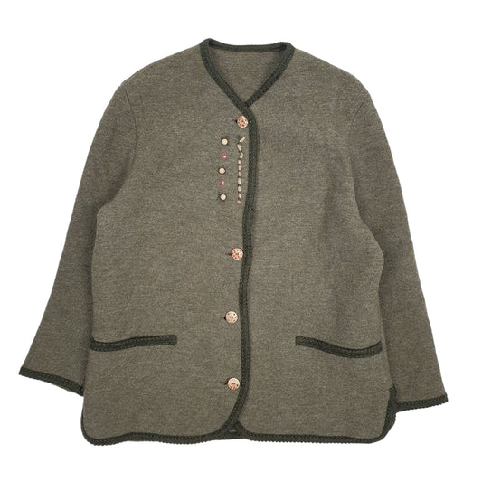 Womens Green Unbranded Cardigan Jumper
