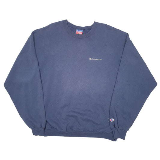 Mens Navy Champion Crewneck Jumper