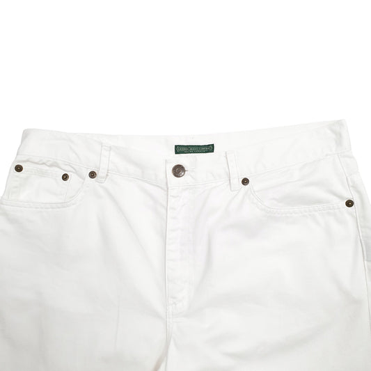 Womens White Ralph Lauren Chino Trousers