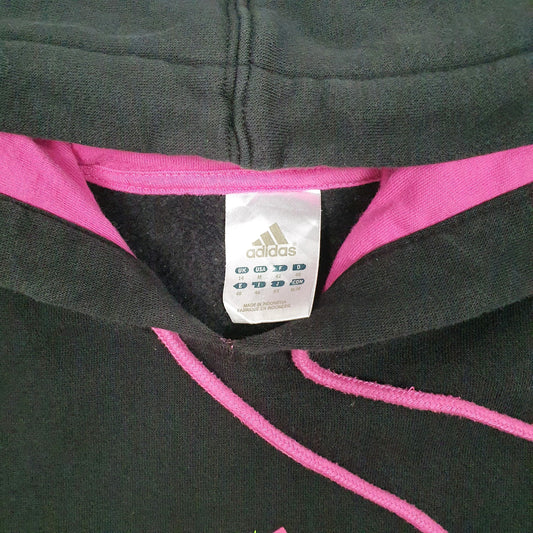 Womens Black Adidas Hoodie Jumper
