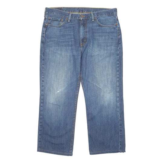 Mens Blue Levis Small wear hole developing on right knee area 514 JeansW36 L26