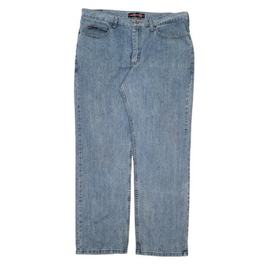 Mens Blue Lee Relaxed Fit JeansW38 L32