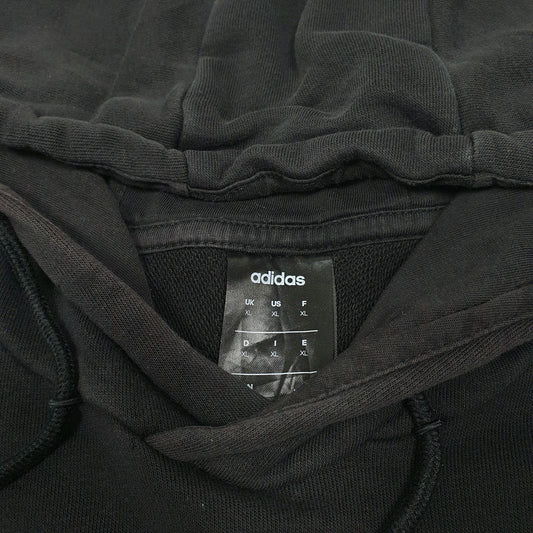 Mens Black Adidas Hoodie Jumper