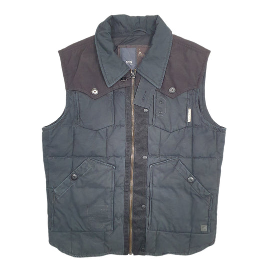 Mens Black G Star Padded Lined Coat