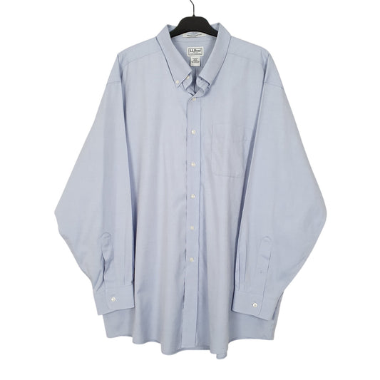Mens Blue L.L.Bean Long Sleeve Shirt