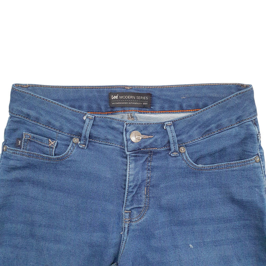 Womens Blue Lee Modern Series Stretch Fit Casual JeansW28 L28