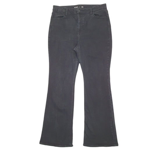 Womens Black Old navy Stretch Fit High Rise JeansW34 L32