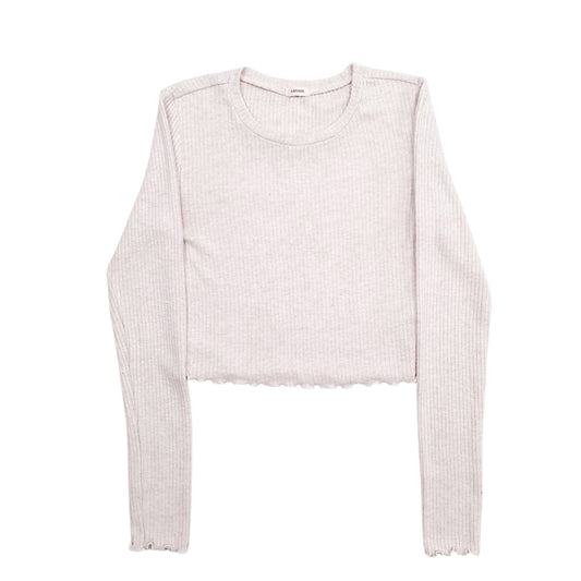 Womens Grey Garage Long Sleeve T Shirt