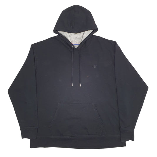 Mens Black Champion Hoodie Jumper